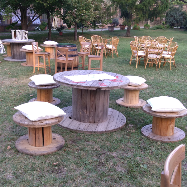 Bobina Country in legno cm 63 DM
