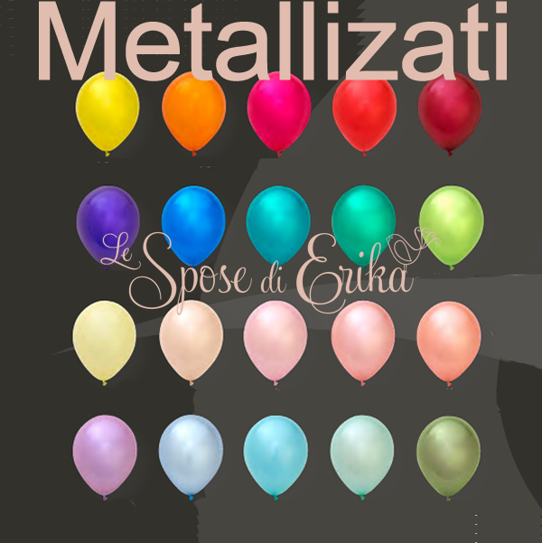 Palloncini Metallizzati 11 - 27cm